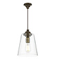 Oyster - Intricate Bronze & Glass Industrial Pendant Light - David Hunt