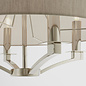 Salzburg  - 4 Light Classic Hotel Style Feature Light - Biege & Polished Nickel