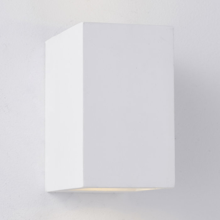 Tor - Modern Twin White Plaster Up & Down Wall Light