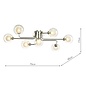 Raymond - Flush Pipe Ceiling Light