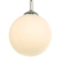 Freya - 3 Light Opal Glass Ceiling Light - Polished Chrome