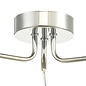 Freya - 3 Light Opal Glass Ceiling Light - Polished Chrome