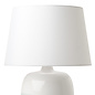 Laurita - Modern White & Green Ceramic Table Lamp