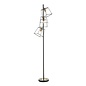 Cara - Black Cage & Copper Industrial Floor Lamp