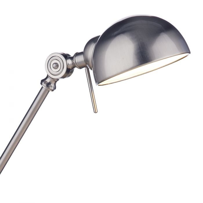 Rover - Jointed Industrial Desk Lamp - Satin Chrome