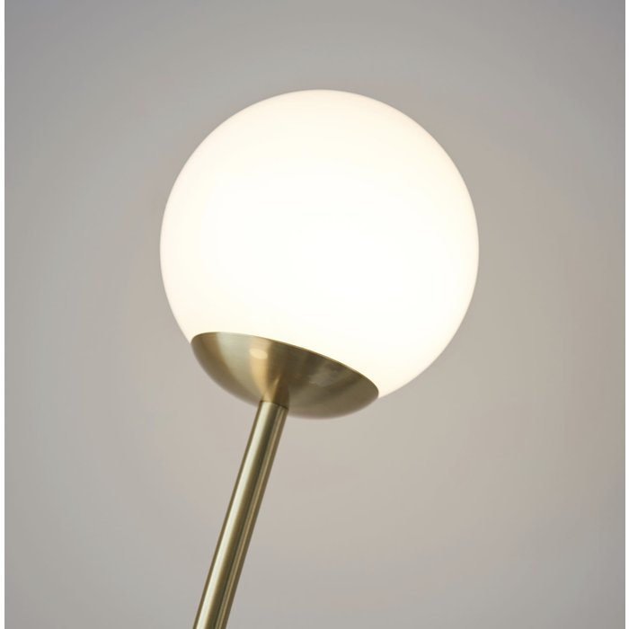 Fig - Modern Scandi Twin Opal Globe Table Lamp