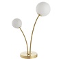 Fig - Modern Scandi Twin Opal Globe Table Lamp