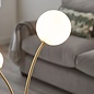Fig - Modern Scandi Twin Opal Globe Table Lamp