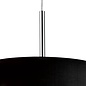 Giza - Black Micro Pleat Hotel Style Drum Pendant - 40cm