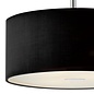 Giza - Black Micro Pleat Hotel Style Drum Pendant - 60cm