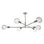 Alana - Sputnik Pendant - Satin Chrome