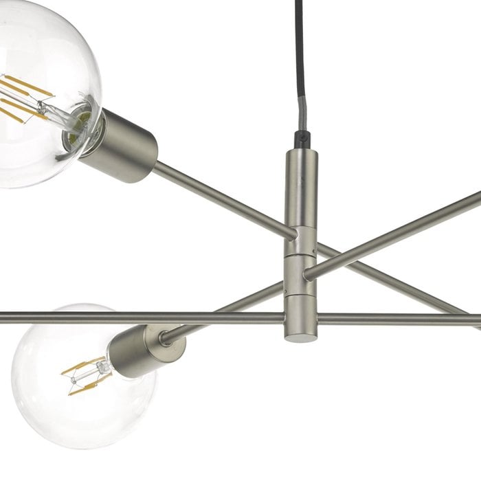 Alana - Sputnik Pendant - Satin Chrome