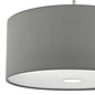 Slate Grey Easy Fit Drum Pendant Shade - 40cm