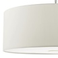 Porcelain White Easy Fit Drum Pendant Shade - 60cm