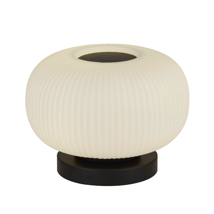 Andor - Scandi Frosted Ribbed Glass Table Lamp