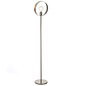 Hoop - Minimalist Hoop Feature Floor Lamp - Brushed Nickel