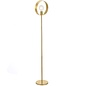 Hoop - Minimalist Hoop Feature Floor Lamp - Brushed Brass