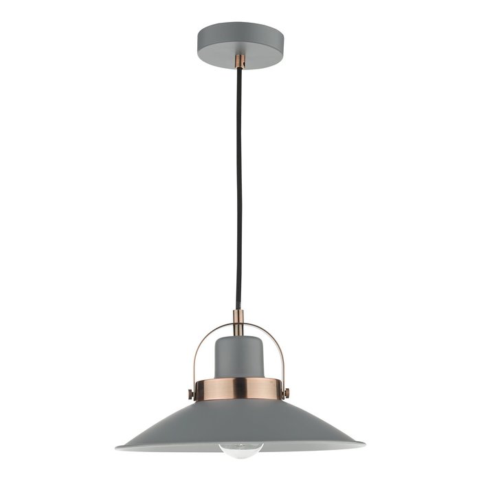 Lido - Graphite Grey and Copper Refined Industrial Pendant