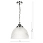 Eton - Parisian Bistro Style Dome Ribbed Glass Pendant