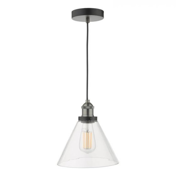 Magnus - Brushed Nickel & Glass Pendant Light