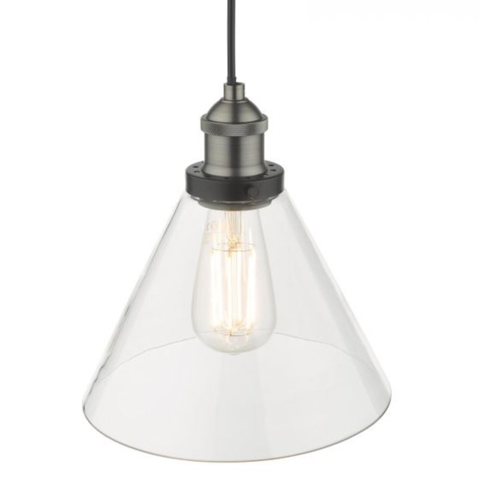 Magnus - Brushed Nickel & Glass Pendant Light