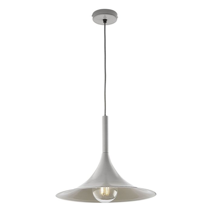 Thora - Grey Powder Coated Scandi Pendant Light