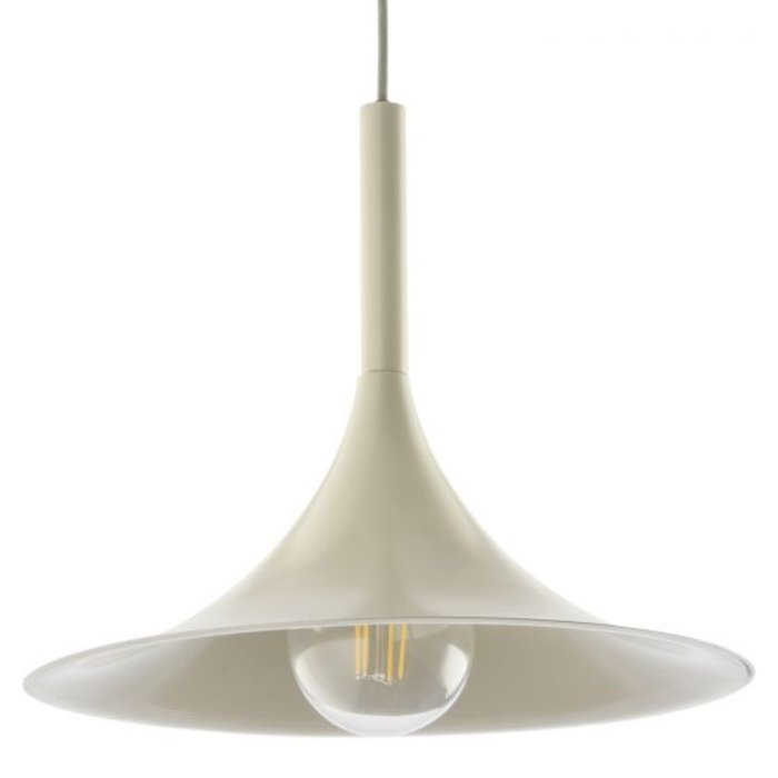 Thora - Cream Powder Coated Scandi Pendant Light