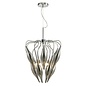 Suki - Tulip Ultra Modern Feature Chandelier - Smoked Glass