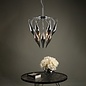 Suki - Tulip Ultra Modern Feature Chandelier - Smoked Glass