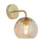 Ripple - Amber Glass Wall Light