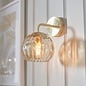 Ripple - Amber Glass Wall Light