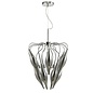 Suki - Tulip Ultra Modern Feature Chandelier - Smoked Glass