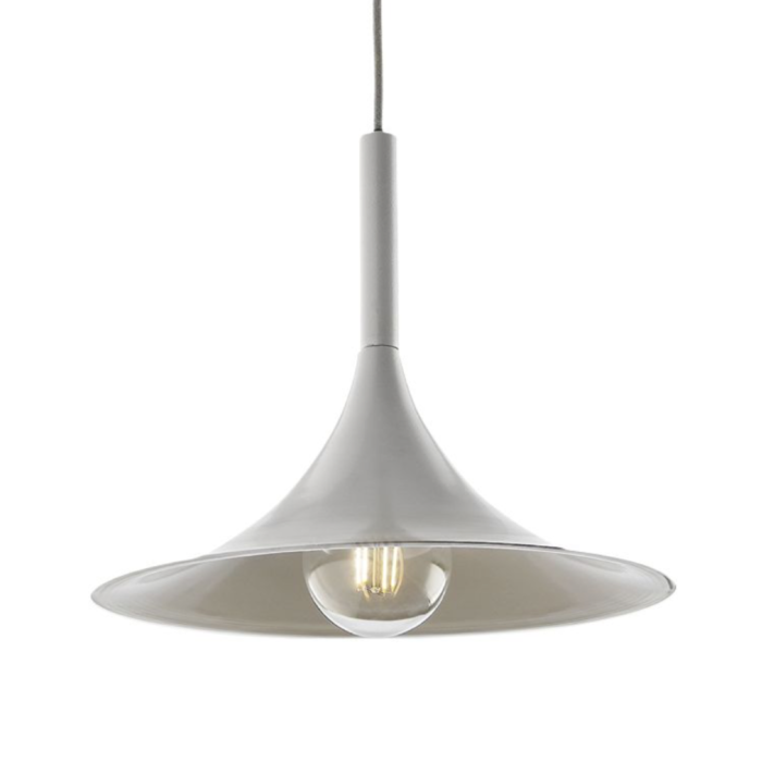 Thora - Grey Powder Coated Scandi Pendant Light