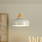 Stellan - Grey & Wood Pendant Light