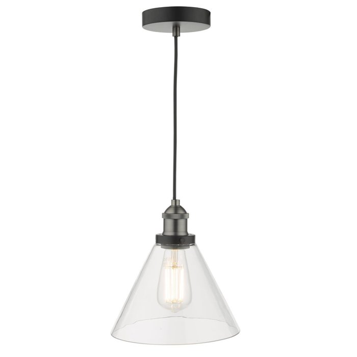 Magnus - Brushed Nickel & Glass Pendant Light