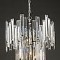 Katie - Modern Art Deco Tiered Clear Crystal Chandelier - Polished Chrome