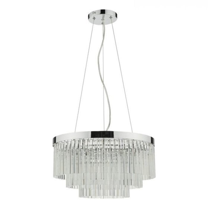 Giovanni - Tiered Crystal Art Deco Feature Pendant Light