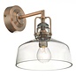 Sadie - Vintage Industrial Copper and Glass Wall Light