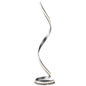 Arya - Spiral LED Floor Lamp - Silver Leaf