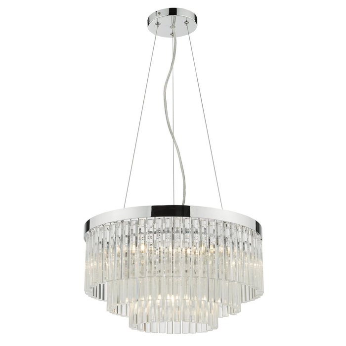 Giovanni - Tiered Crystal Art Deco Feature Pendant Light