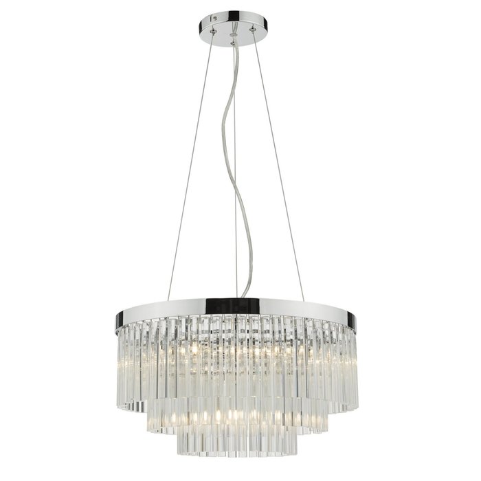 Giovanni - Tiered Crystal Art Deco Feature Pendant Light