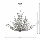 Blossom - Crystal Organic Tree Feature Chandelier