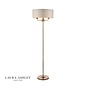 Sorrento - Drum Chandelier Floor Lamp - Ivory & Brass - Laura Ashley