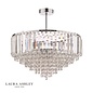 Vienna - Crystal & Chrome Semi Flush Fountain Feature Ceiling Light - 5 Light - Laura Ashley