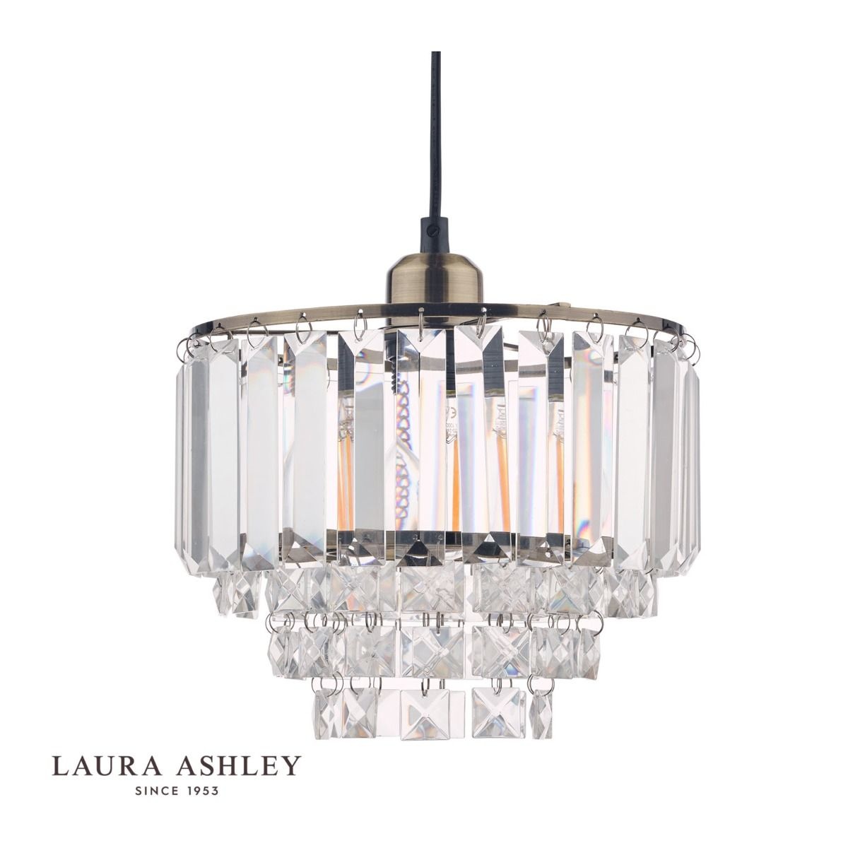 Nivala ombre smoked glass 2024 copper easy fit pendant