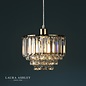 Vienna - Crystal & Brass Easy Fit Pendant Shade - Laura Ashley