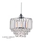 Vienna - Crystal & Chrome Easy Fit Pendant Shade - Laura Ashley