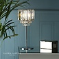 Vienna - Art Deco Crystal Table Lamp - Laura Ashley