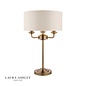 Sorrento - Chandelier Table Lamp - Ivory & Brass - Laura Ashley