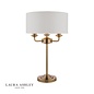 Sorrento - Chandelier Table Lamp - Ivory & Brass - Laura Ashley